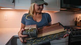 Epic Epoxy Bullet Casing Charcuterie Board Coasters Set - 100K GIVEAWAY
