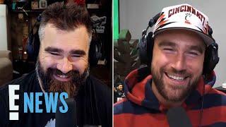 Travis Kelce REACTS to Jason Kelce and Kylie Kelce's Pregnancy News | E! News