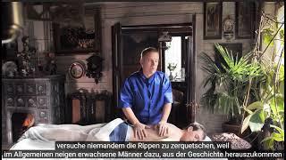 Klassische Massage.Quetschen.