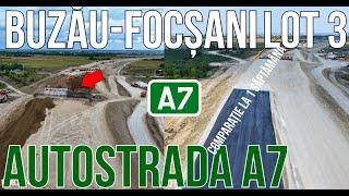 AUTOSTRADA A7 Buzău-Focșani lot 3 | Râmnicu Sarat-Mandresti Munteni | Comparatie 13.09-21.09.2024