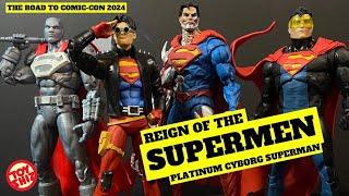 2024 CYBORG SUPERMAN Platinum Edition Variant | DC Multiverse | McFarlane Toys