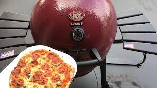 Char-Griller  Akorn Kamado / 2 Minute Wood Fired Homemade Pizza , Absolutely Awesome!