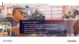 Manufacturing IoT Use Cases for Kinetica