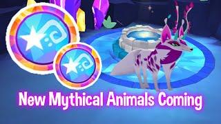 NEW MYTHICAL ANIMALS COMING TO ANIMAL JAM | Animal Jam Wishing Coin Crystallis Updates