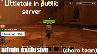 undertale last corridor: (chara team) little sans in public servers