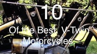 10 Of the Best V Twin Motorcycles