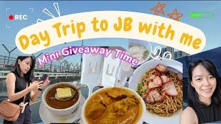 Day Trip to JB with me ️ + a mini giveaway! #travelvlog #jb #malaysia #travelwithme #giveaway