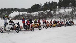 WINTER MOTOCROSS 2021 IN THE URALS WITH A CARRIER! TAKE 1st PLACE AMONG 12 CREWS! + SURVIVAL RACE!