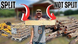 Does Firewood Dry Before You Split It