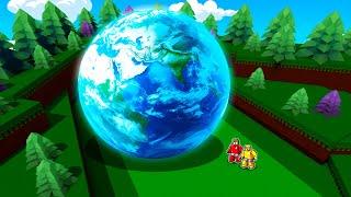 Building EARTH In Build A Boat (Roblox)