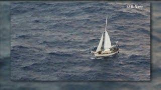 Family rescued by the Navy after their sailboat sinks