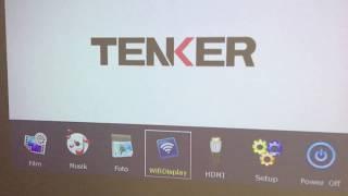 Tenker Cube Mobiler Mini Beamer DLP mit Akku im Test