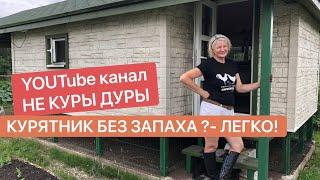 Как  убрать запах в курятнике. Насест без ароматов.