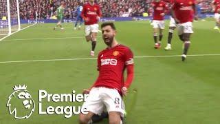 Bruno Fernandes' penalty puts Manchester United in front of Everton | Premier League | NBC Sports