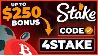 Stake Promo Code — "4STAKE" FREE $250 BONUS (VIP Stake Us Promo Code 2025)