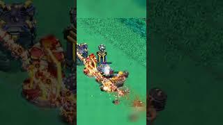 10x Super Miner VS All Max Defence - COC #shorts #clashofclans #cocshorts