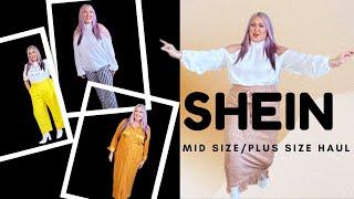 SHEIN Curve MID SIZE/PLUS SIZE Try on haul | HOTMESS MOMMA VLOGS | ROCK THE RUNWAY