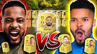 FIFA 23 ULTIMATE TEAM CARD BATTLE | Jeremy Lynch VS Patrice Evra