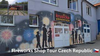 Fireworks Shop Tour Czech Republic  (Krupiča Ohňostojé - Zábravní Pyrotecnika)