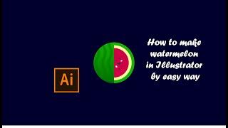 How to create watermelon in Illustrator