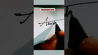 Beautiful Name Signature Akash।।A Leter Signature।।#shorts।।#trending।।#viral