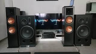 Klipsch rf7 mk3 vs Magnat transpuls 1500 Electro House Bass Test