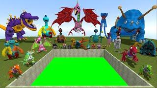 DESTROY ALL SMILING CRITTERS POPPY PLAYTIME CHAPTER 4 FAMILY in TOXIC HOLE Garry's Mod !