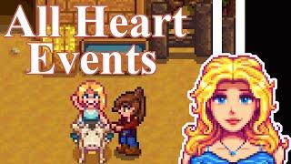 Haley All Heart Events! - Stardew Valley 1.5