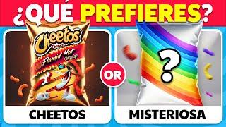 ¿Qué Prefieres?  COMIDA CHATARRA vs CAJA MISTERIOSA 