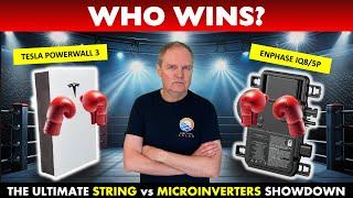 Tesla Powerwall 3 vs Enphase IQ8/5P: Ultimate String vs Microinverter Showdown!