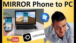 How To Mirror Phone to PC - LET'S VIEW - Letsview