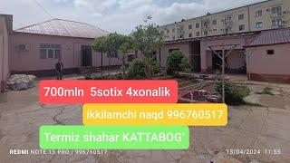 Termiz Shaharda 5sotix xovli 996760517 || ikkilamchi, naqd.