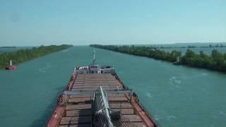 Great Lakes Sailing - St.Clair & Detroit Rivers HD time-lapse