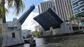 Explore Miami Brickle Ave bridge  in downtown financial hub,  #miamiriver #miami #miamiriverboats