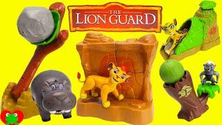 Disney Lion Guard Kion Toppling Rock Wall Playsets with Fuli, Bunga, and Beshte