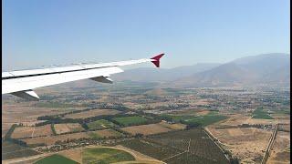 LATAM Airbus A320-233 (CC-BAB) landing at Santiago de Chile Airport (SCL/SCEL)