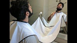 Beard Bib - How to use the suction cups/hooks