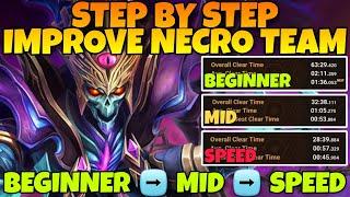 STEP BY STEP IMPROVE NECRO ABYSS HARD TEAM !!! FROM BEGINNER ️ MID ️ SPEED IN SUMMONERS WAR