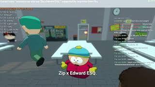 Everyone can only say "Zip x edward esq." (Ai south park clip)