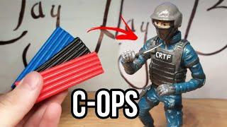 Слепил из ПЛАСТИЛИНА фигурку C-OPS (feat. Just GoGa )