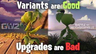Why Upgrades are Fundamentally Flawed (Variants are Better)