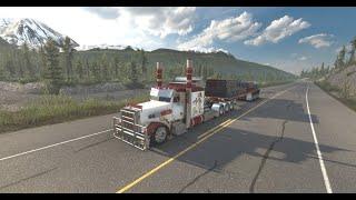 Free alaska, haterbilt with Slav Jerry NEW CAT C12 straight piped! - American Truck Simulator 4K PNG