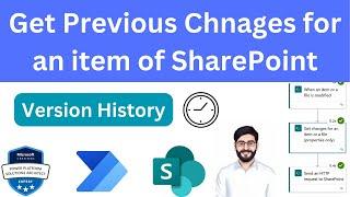 Get Pervious Value (Version History) from SharePoint List Item Power Automate