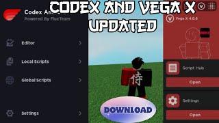 Codex and VegaX Executor Mobile Latest Version Released | 100% Working | Delta And Arceus Soon!