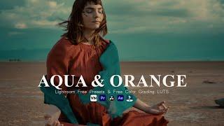 Aqua And Orange | Free Color Grading LUTS | HV Presets |