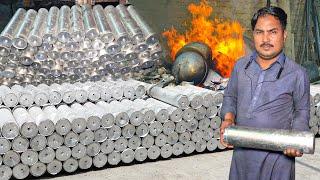 Amazing Aluminum Recycling Process and Tour of a Bars Making in Factory