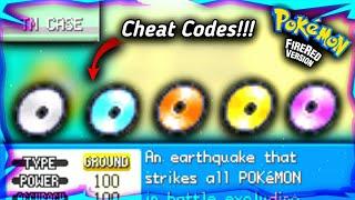 Pokémon FireRed All TM Cheat Code || Pokémon FireRed/LeafGreen Cheats