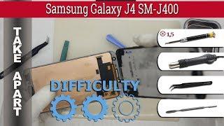 How to disassemble  Samsung Galaxy J4 SM-J400 Take apart Tutorial