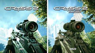 Crysis 2 Remastered vs Original - Details and Physics Comparison