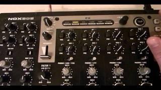 Demo/Review: Behringer NOX606 mixer filters and fx - part 2